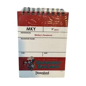 Disneyland Resort Mickie & Minnies Runaway Railway Notepad New In Packaging